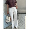 썸머 스티치 배색 와이드