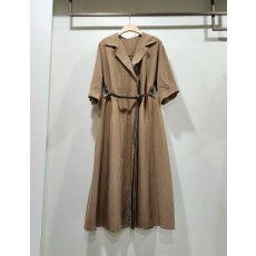 카라 벨트 원피스