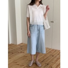 리오셀밴딩버뮤다데님