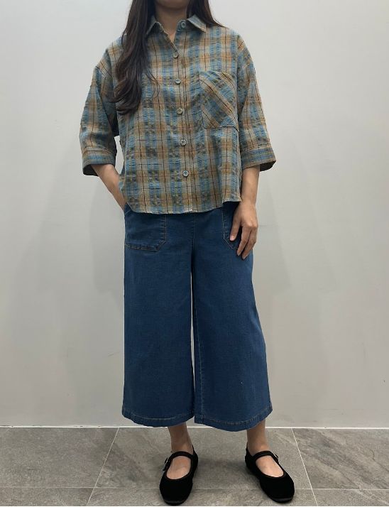 로8부와이드썸머데님