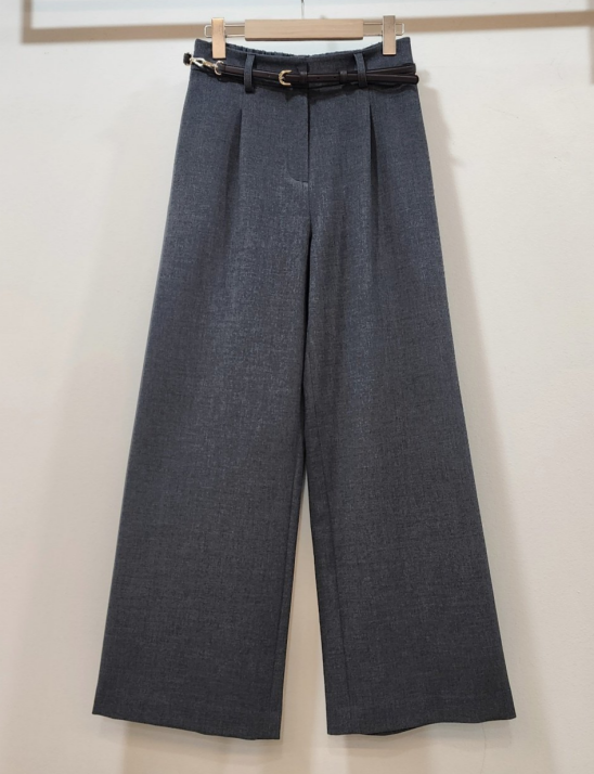 원턱밸트기모통슬랙스