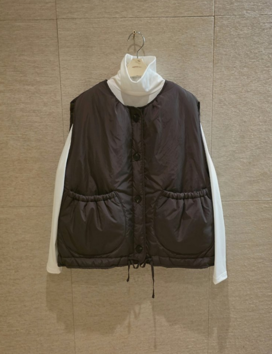 복주머니패딩조끼