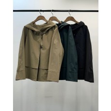 버튼후드숏바바리